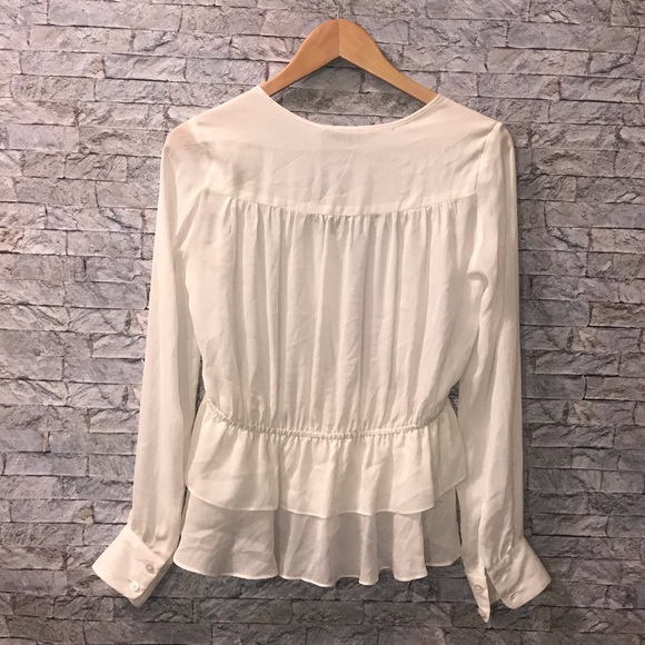 NWT Elle Sasson 100% Silk Blouse - Picture 2 of 8